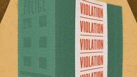 Robert Vidaure - ‘The Law’ Lies — Editorial Illustration