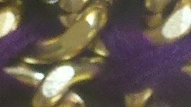 Eden Wagner - Eden's Gold & Purple Statement Necklace
