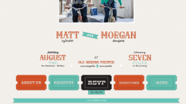 Megan Rademacher - Matt and Morgan - a Wedding Invite via Website